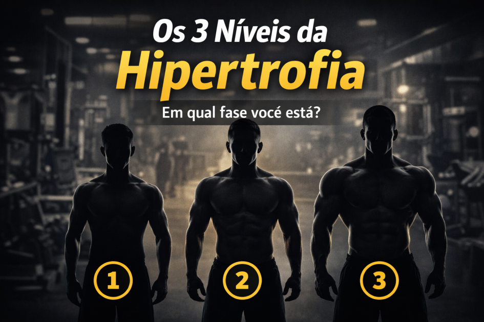 Os 3 níveis da hipertrofia: entenda em qual fase você está