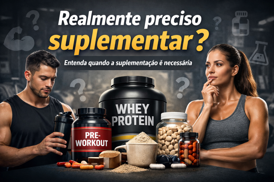 Realmente preciso suplementar? Entenda quando a suplementação é necessária