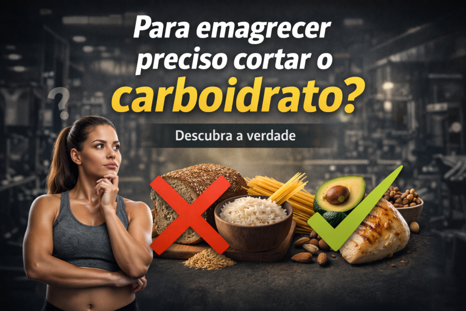 Para emagrecer preciso cortar o carboidrato?
